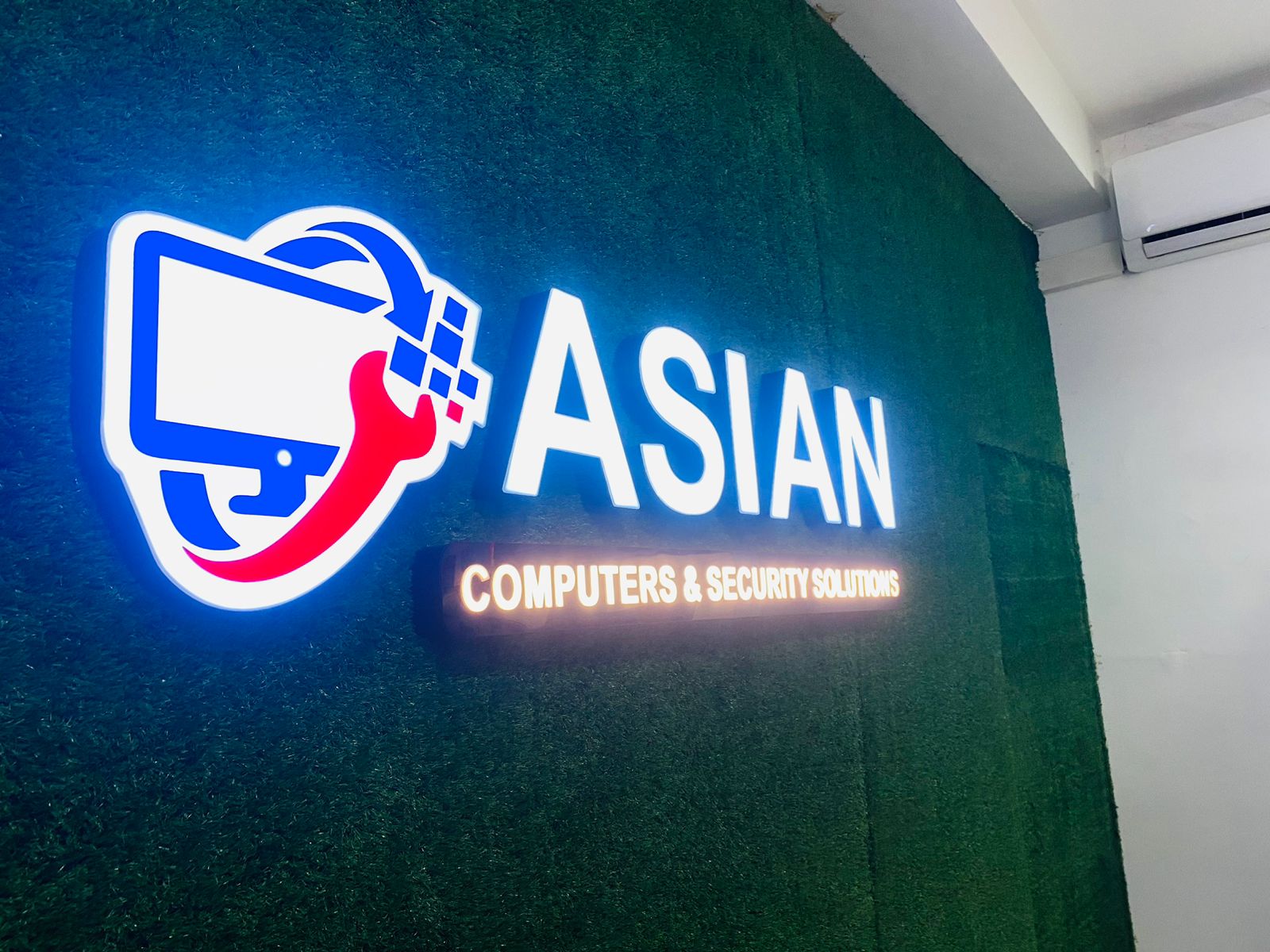 Asian Computer Illuminated Sign